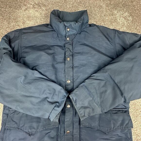 Vintage Woolrich Puffer Jacket Mens Large Regular (24x29) Bomber Coat Insulated - Picture 1 of 8